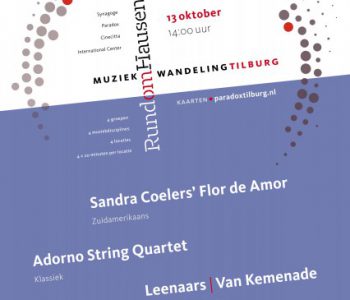 Rund om Hausen #2 muziekwandeling 13 oktober, 4 locaties, 4 groepen, 4 muziekdisciplines